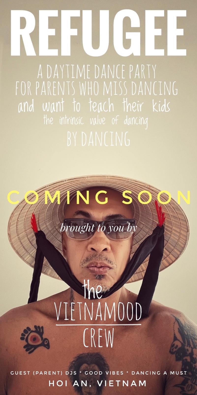 REFUGEE party poster